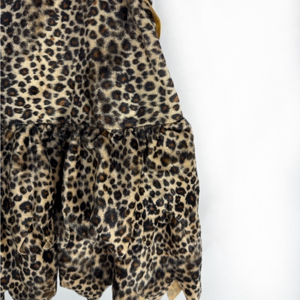 Halloween Women’s Costume leopard Dress Cave Woman Size S - Picture 4 of 10